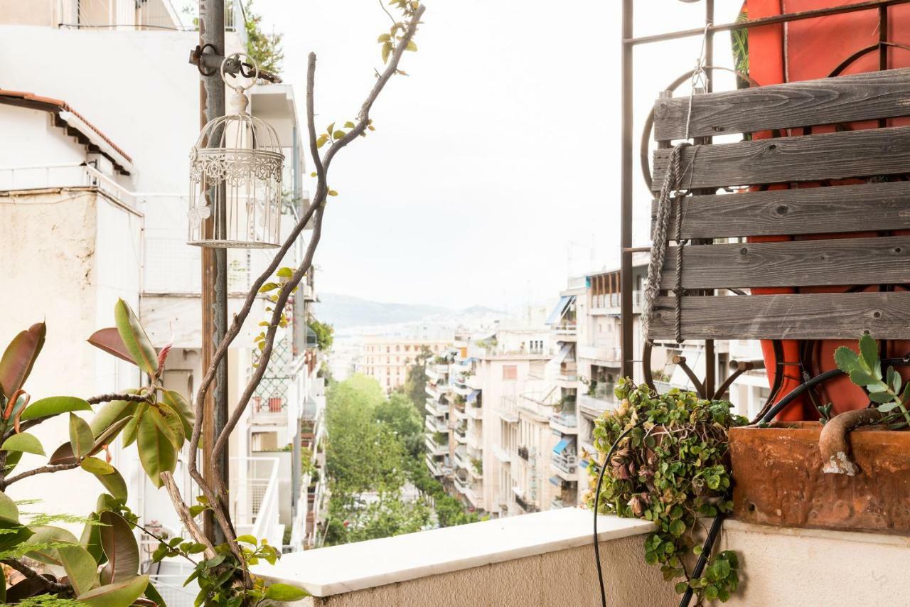 Stylish Flat With Veranda In The Heart Of Athen Exterior foto